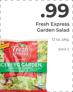  Fresh Express Garden Salad g 120%Pko fimit 1, 
